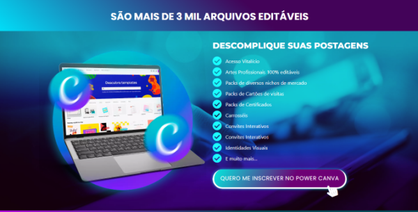 Landing page para venda de artes Canva - Imagem 3