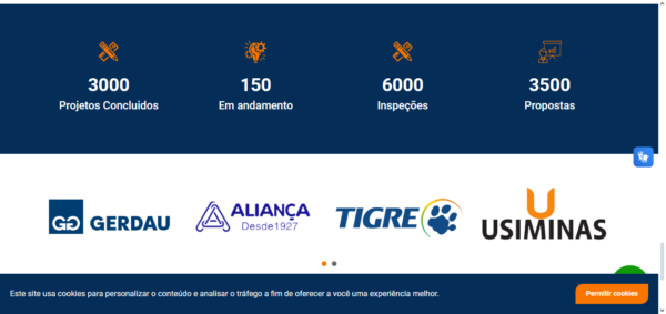 site institucional tema construtora em PHP - Imagem 3